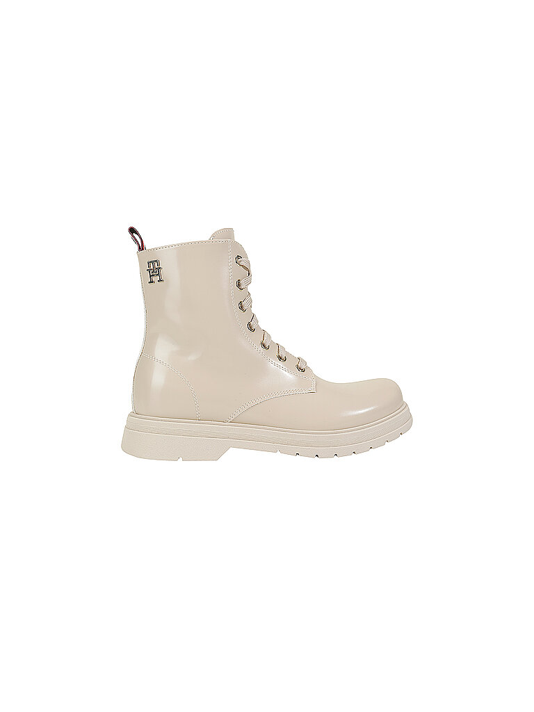 TOMMY HILFIGER Schnürboot beige | 36